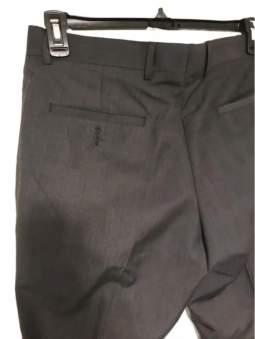 Perry Ellis Mens Dress Pants Size 32 x 30 Dark Gray